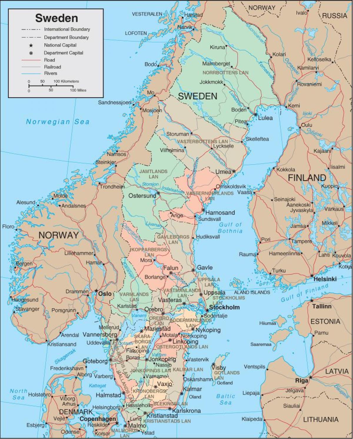 Mapa Suecia Mapa Detallado De Suecia Norte De Europa Europa